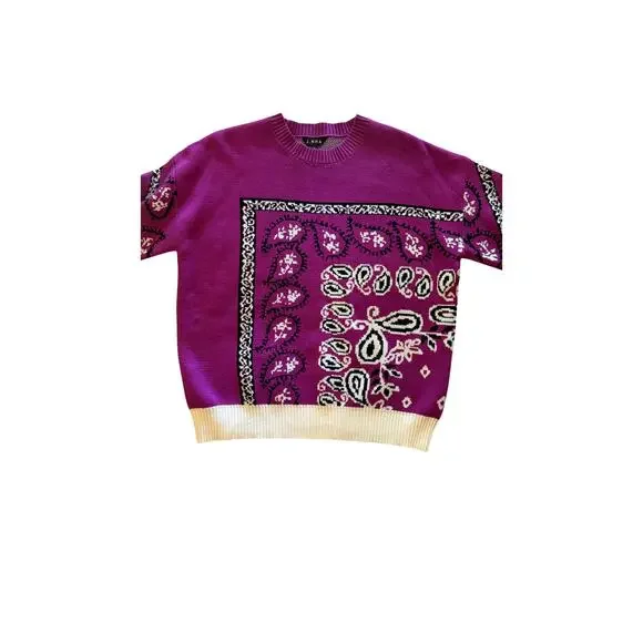 Gorgeous Bandana Print Sweater - Picture 2 of 4